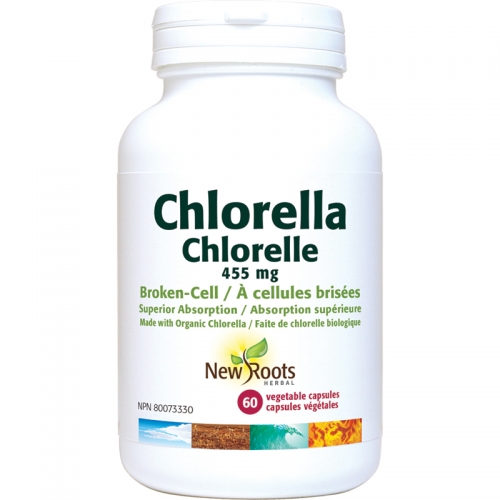 Chlorelle Capsules · 455 mg - New Roots Herbal 