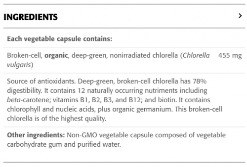 Chlorella - New Roots Herbal 