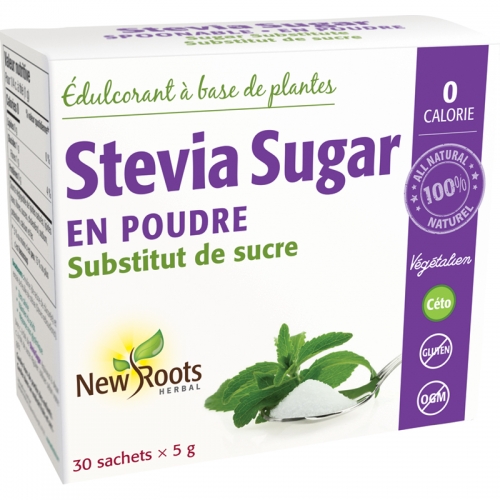 Stevia Sugar En Poudre - New Roots Herbal 