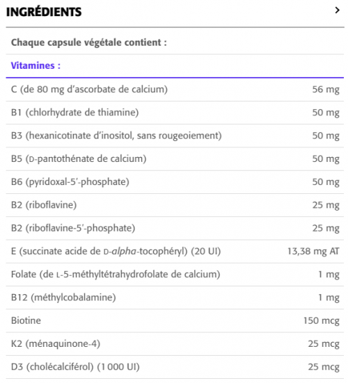 Multi Sans fer, bêta‑carotène, ou vitamine A - New Roots Herbal 