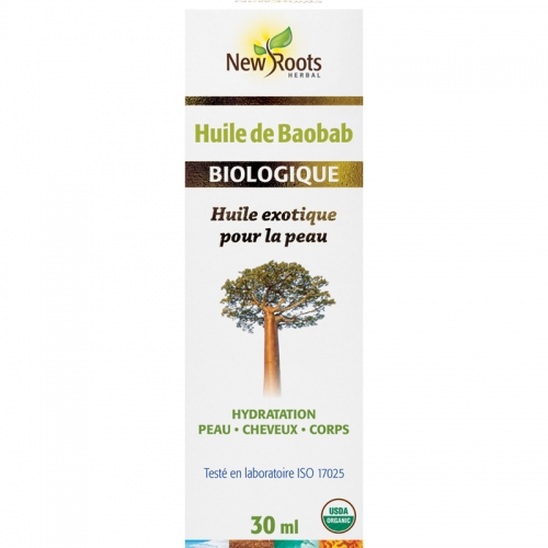 Huile de Baobab Biologique - New Roots Herbal 