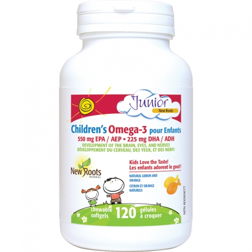 Children’s Omega-3  550 mg EPA - New Roots Herbal 