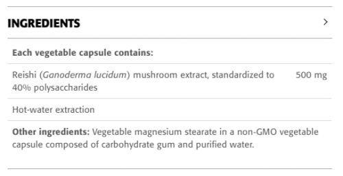 Reishi Extract · 40% Polysaccharides · 500 mg - New Roots Herbal 