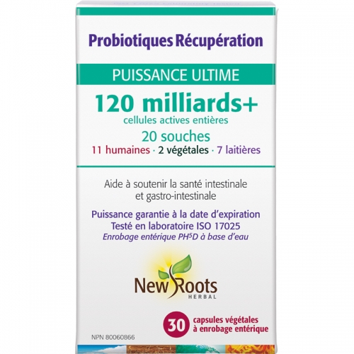 Probiotiques Récupération - New Roots Herbal 