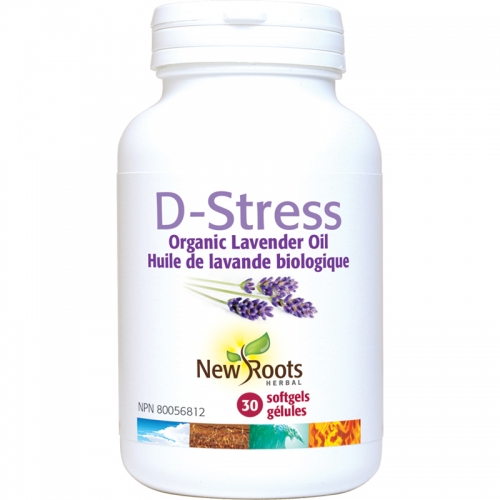 D-Stress Huile de lavande biologique - New Roots Herbal 