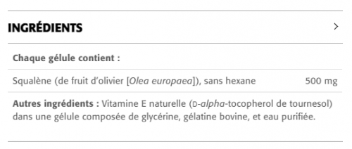 Squalène 500 mg - New Roots Herbal 