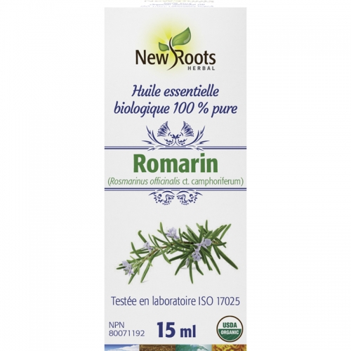 Huile Essentielle de Romarin à Camphre - New Roots Herbal 