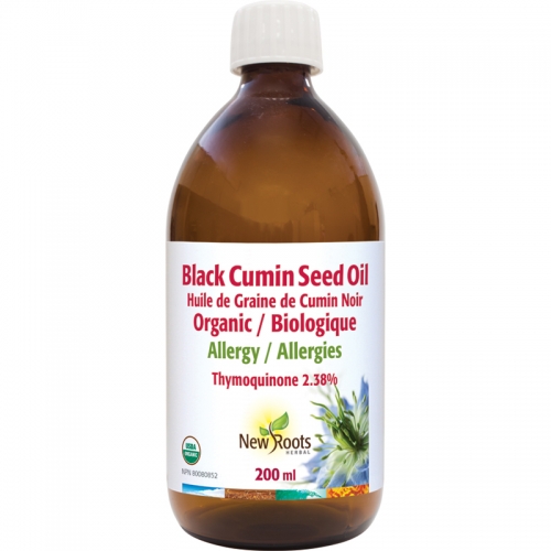 Black Cumin Seed Oil Organic - New Roots Herbal 