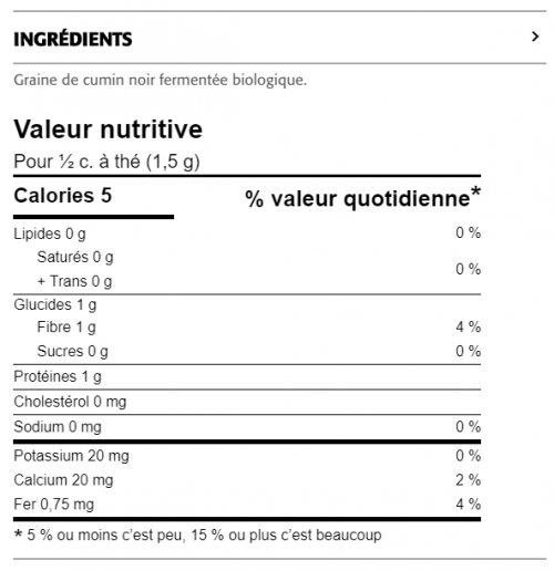 Huile de graine de Cumin Noir Biologique - New Roots Herbal 