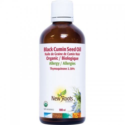 Huile de graine de Cumin Noir Biologique - New Roots Herbal 