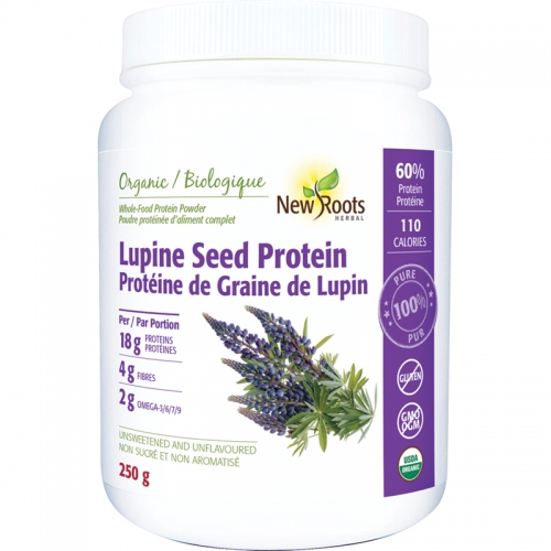 Protéine de Graine de Lupin Certifié biologique - New Roots Herbal 