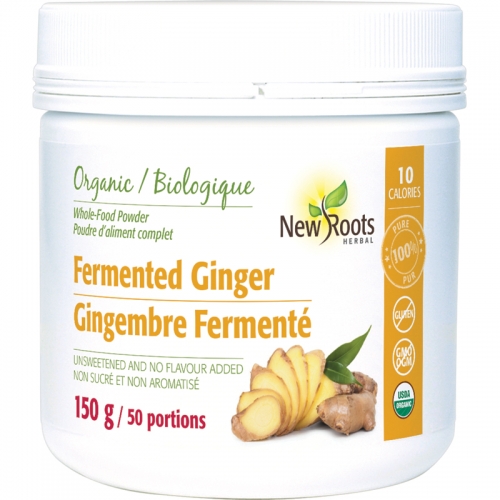 Gingembre Fermenté Certifié biologique - New Roots Herbal 