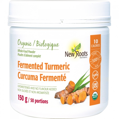 Curcuma Fermenté Certifié biologique - New Roots Herbal 