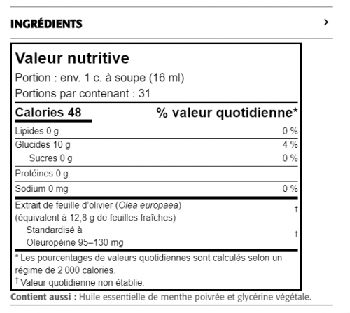 Extrait de Feuille d’Olivier Liquide - New Roots Herbal 