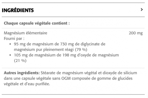 Diglycinate de Magnésium - New Roots Herbal 