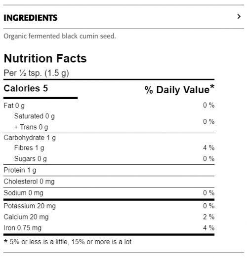 Fermented Black Cumin Seed organic - New Roots Herbal 