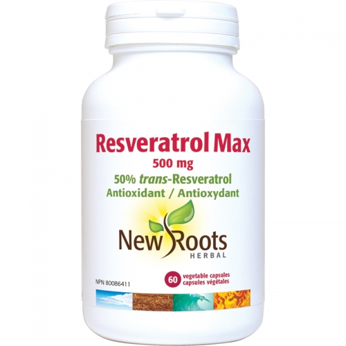 Resveratrol MAX 500 mg - New Roots Herbal 