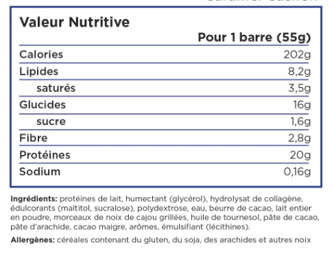 Barre Protéinée 55g