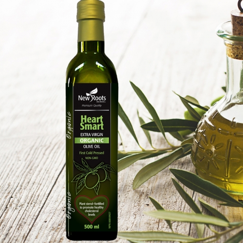 Heart Smart Huile d’Olive Extra Vierge - New Roots Herbal 