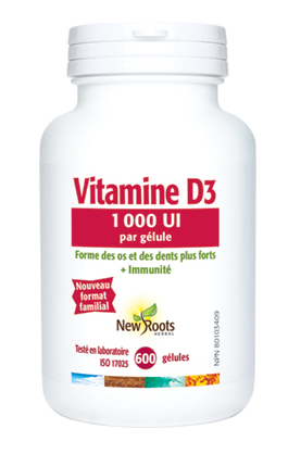 Vitamin D3 softgels - New Roots Herbal