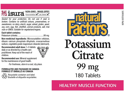 Potassium Citrate 99mg